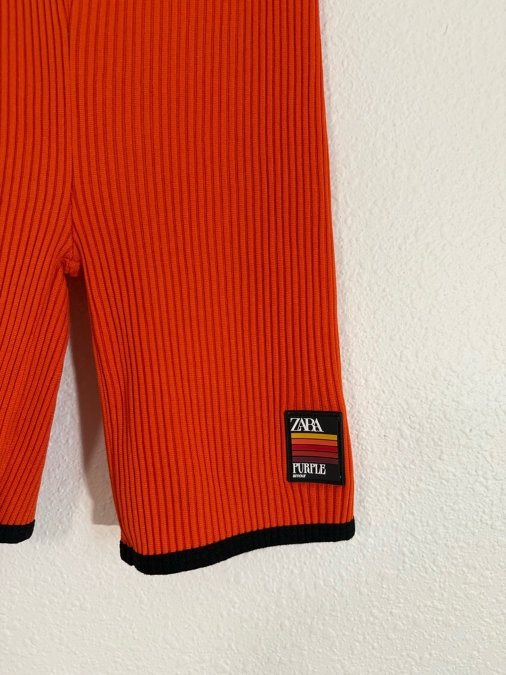 Zara x Purple Magazine Ribbed Bike Shorts Rave Ravecore - Picture 6 of 7